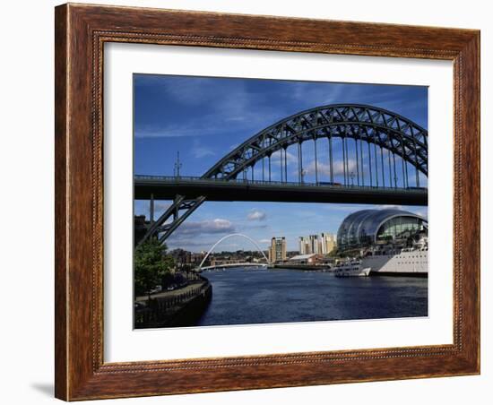 Tyne Bridge, Newcastle Upon Tyne, Tyne and Wear, England, United Kingdom-James Emmerson-Framed Photographic Print