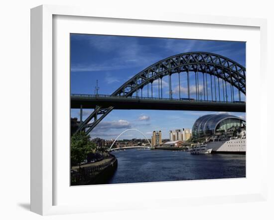 Tyne Bridge, Newcastle Upon Tyne, Tyne and Wear, England, United Kingdom-James Emmerson-Framed Photographic Print