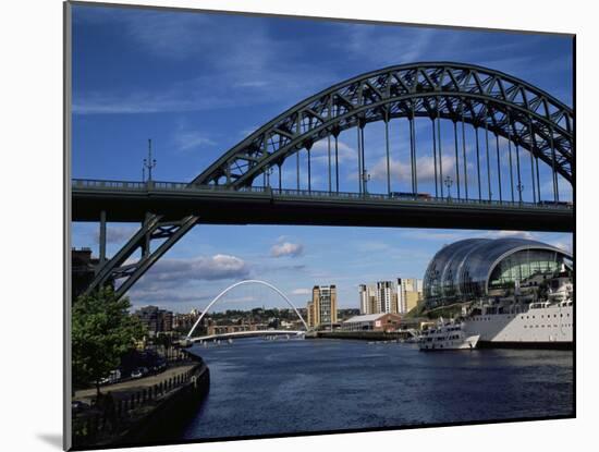 Tyne Bridge, Newcastle Upon Tyne, Tyne and Wear, England, United Kingdom-James Emmerson-Mounted Photographic Print