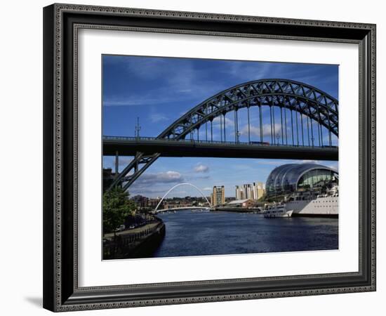 Tyne Bridge, Newcastle Upon Tyne, Tyne and Wear, England, United Kingdom-James Emmerson-Framed Photographic Print