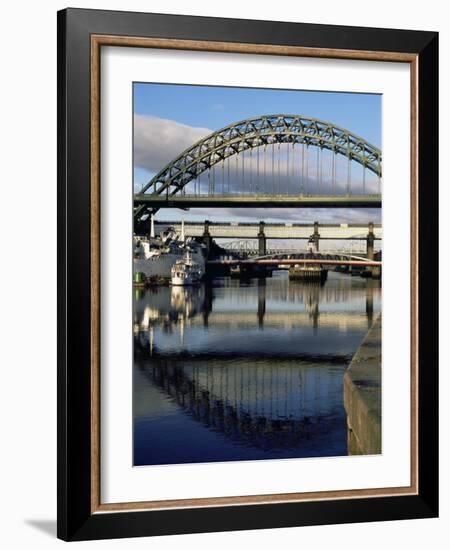 Tyne Bridge, Newcastle Upon Tyne, Tyne and Wear, England, United Kingdom-James Emmerson-Framed Photographic Print