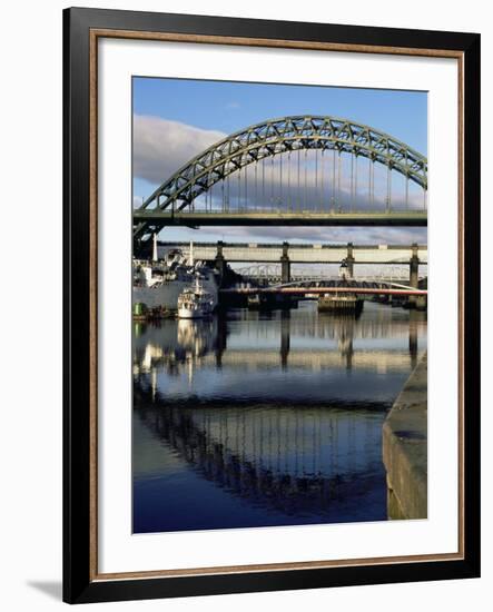 Tyne Bridge, Newcastle Upon Tyne, Tyne and Wear, England, United Kingdom-James Emmerson-Framed Photographic Print