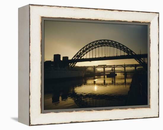 Tyne Bridge, Newcastle-Upon-Tyne, Tyneside, England, UK, Europe-Geoff Renner-Framed Premier Image Canvas