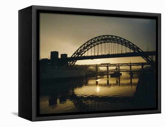 Tyne Bridge, Newcastle-Upon-Tyne, Tyneside, England, UK, Europe-Geoff Renner-Framed Premier Image Canvas