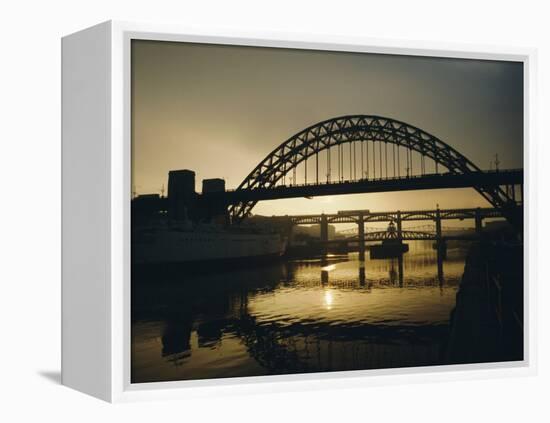 Tyne Bridge, Newcastle-Upon-Tyne, Tyneside, England, UK, Europe-Geoff Renner-Framed Premier Image Canvas