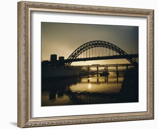 Tyne Bridge, Newcastle-Upon-Tyne, Tyneside, England, UK, Europe-Geoff Renner-Framed Photographic Print