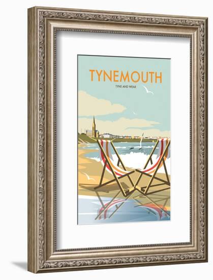 Tynemouth - Dave Thompson Contemporary Travel Print-Dave Thompson-Framed Giclee Print