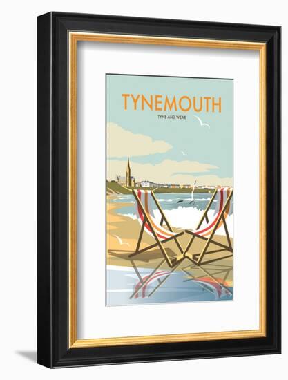 Tynemouth - Dave Thompson Contemporary Travel Print-Dave Thompson-Framed Giclee Print