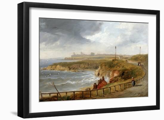 Tynemouth from Cullercoats-John Wilson Carmichael-Framed Giclee Print