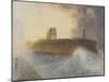 Tynemouth Pier: North-East Wind, 1866 (W/C)-Alfred William Hunt-Mounted Giclee Print