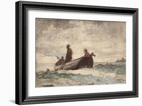 Tynemouth Priory, England, 1881-Winslow Homer-Framed Giclee Print