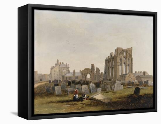 Tynemouth Priory from the East, 1845-John Wilson Carmichael-Framed Premier Image Canvas