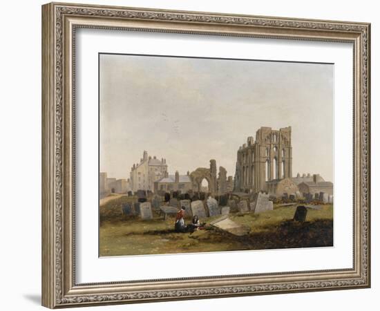 Tynemouth Priory from the East, 1845-John Wilson Carmichael-Framed Giclee Print