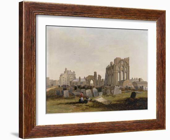 Tynemouth Priory from the East, 1845-John Wilson Carmichael-Framed Giclee Print