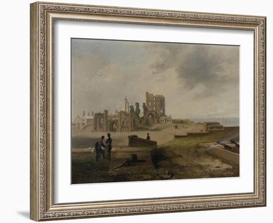 Tynemouth Priory from the East, 1845-John Wilson Carmichael-Framed Giclee Print