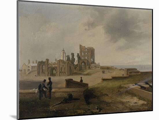 Tynemouth Priory from the East, 1845-John Wilson Carmichael-Mounted Giclee Print