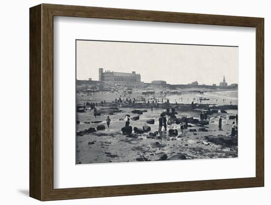 'Tynemouth - The Aquarium and Sands', 1895-Unknown-Framed Photographic Print