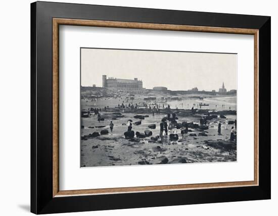 'Tynemouth - The Aquarium and Sands', 1895-Unknown-Framed Photographic Print