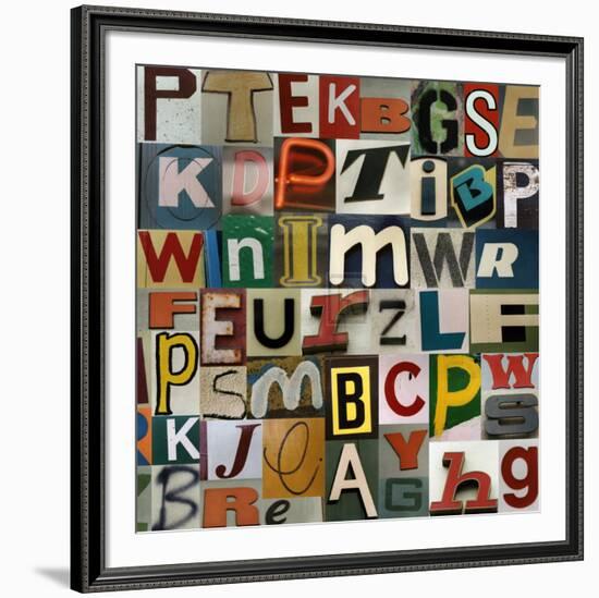 Type II-Sharon Elphick-Framed Art Print