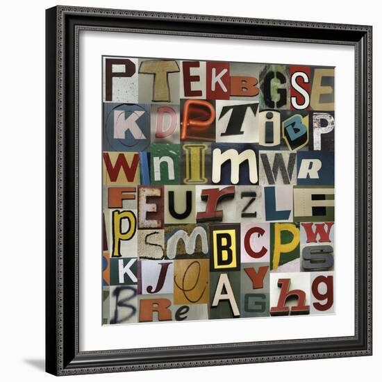 Type II-Sharon Elphick-Framed Giclee Print