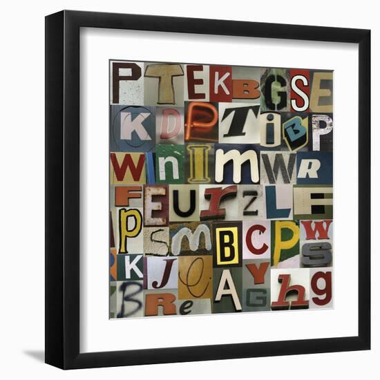 Type II-Sharon Elphick-Framed Giclee Print