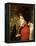 Type of Beauty: Portrait of Mrs. Kathleen Newton in a Red Dress and Black Bonnet, 1880-James Tissot-Framed Premier Image Canvas