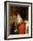 Type of Beauty: Portrait of Mrs. Kathleen Newton, in Red Dress and Black Bonnet-James Tissot-Framed Giclee Print