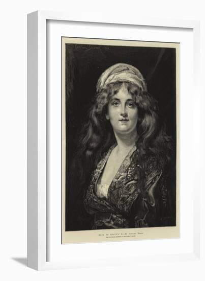 Type of Beauty, XI-Charles Emile Auguste Carolus-Duran-Framed Giclee Print