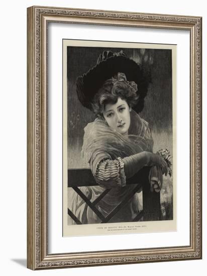 Type of Beauty, XII-Marcus Stone-Framed Giclee Print