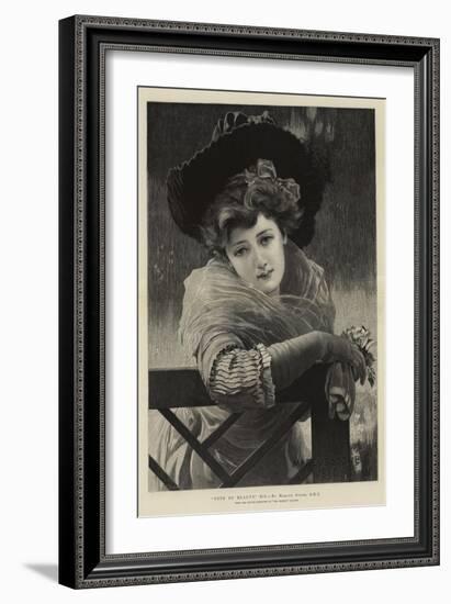 Type of Beauty, XII-Marcus Stone-Framed Giclee Print