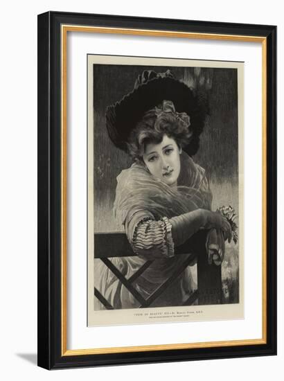 Type of Beauty, XII-Marcus Stone-Framed Giclee Print