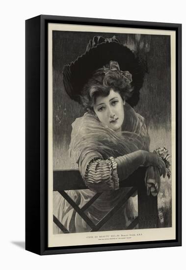 Type of Beauty, XII-Marcus Stone-Framed Premier Image Canvas