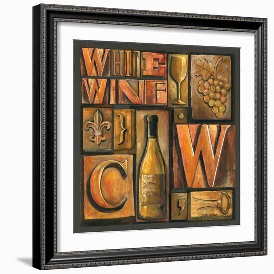 Type Set Wine Sq II-Gregory Gorham-Framed Photographic Print