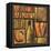 Type Set Wine Sq II-Gregory Gorham-Framed Premier Image Canvas