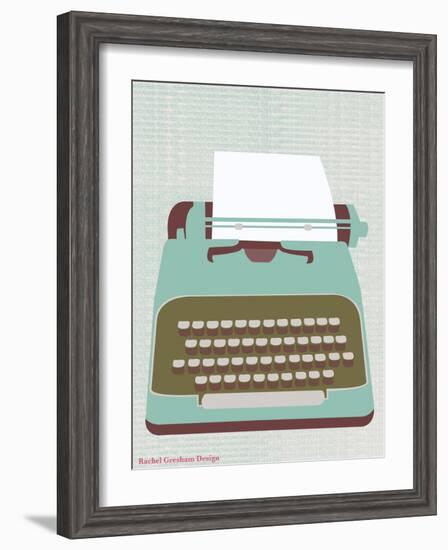 Type-Rachel Gresham-Framed Giclee Print