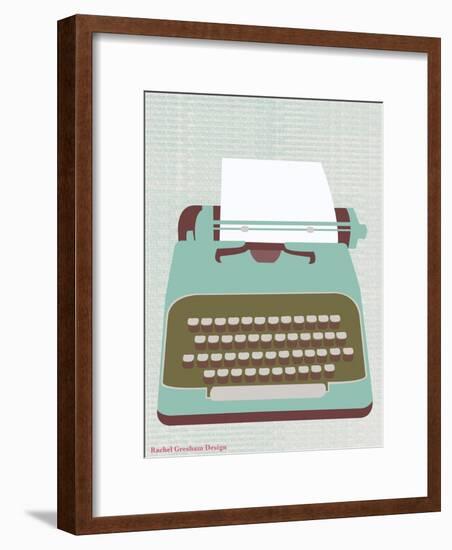 Type-Rachel Gresham-Framed Giclee Print