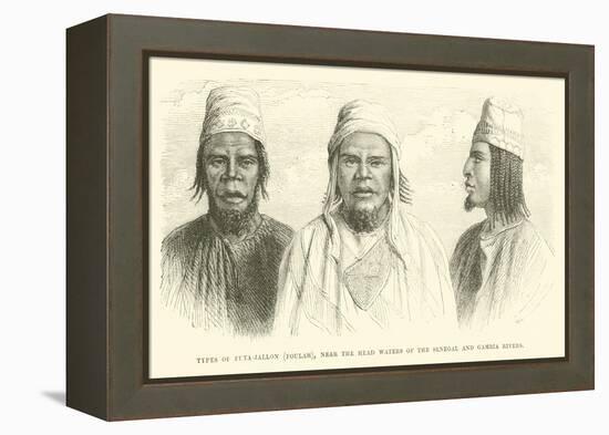 Types of Futa-Jallon, Foulah, Near the Head Waters of the Senegal and Gambia Rivers-null-Framed Premier Image Canvas