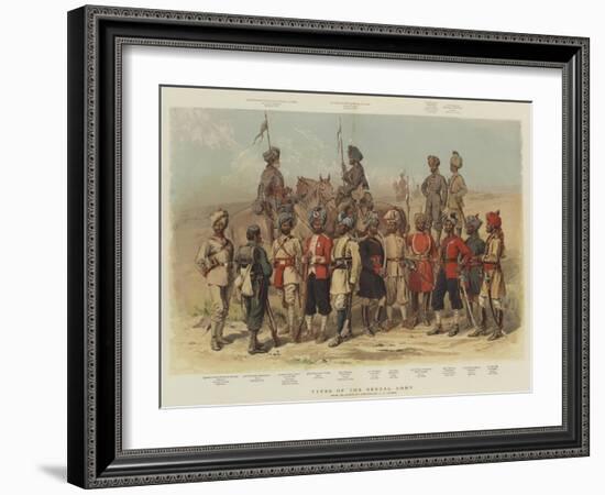 Types of the Bengal Army-Alfred Crowdy Lovett-Framed Giclee Print