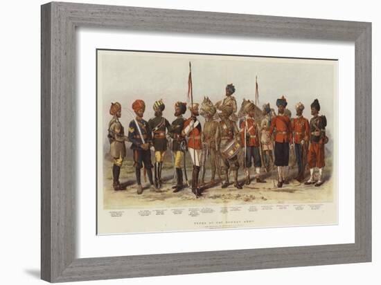 Types of the Bombay Army-Alfred Crowdy Lovett-Framed Giclee Print