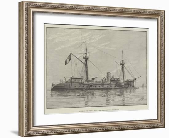 Types of the French Navy, the Armoured Ship Duguesclin-null-Framed Giclee Print