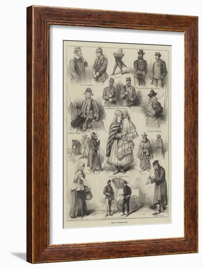 Types of Viennese Life-null-Framed Giclee Print