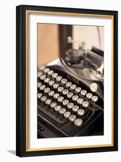 Typewriter, Buttons, Alphabet-Nikky Maier-Framed Premium Photographic Print