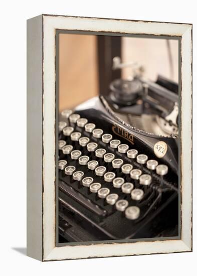 Typewriter, Buttons, Alphabet-Nikky Maier-Framed Premier Image Canvas