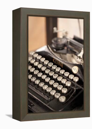 Typewriter, Buttons, Alphabet-Nikky Maier-Framed Premier Image Canvas