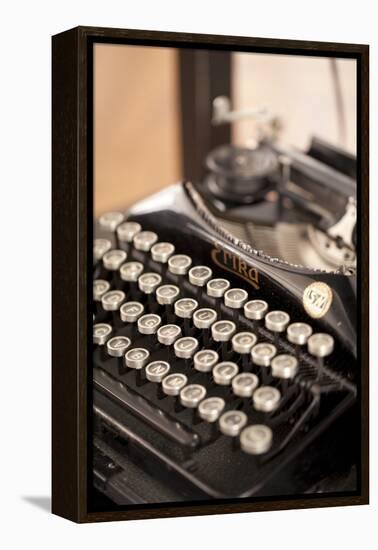 Typewriter, Buttons, Alphabet-Nikky Maier-Framed Premier Image Canvas