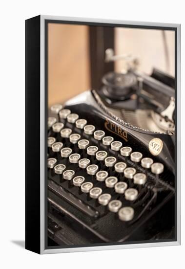 Typewriter, Buttons, Alphabet-Nikky Maier-Framed Premier Image Canvas