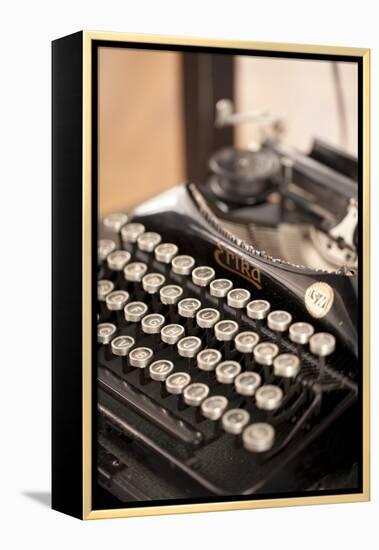 Typewriter, Buttons, Alphabet-Nikky Maier-Framed Premier Image Canvas