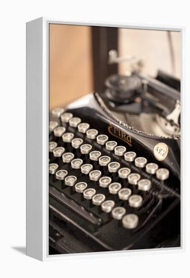 Typewriter, Buttons, Alphabet-Nikky Maier-Framed Premier Image Canvas