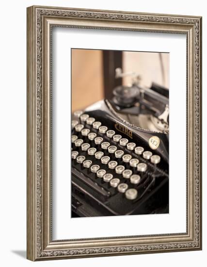 Typewriter, Buttons, Alphabet-Nikky Maier-Framed Photographic Print