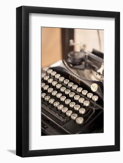 Typewriter, Buttons, Alphabet-Nikky Maier-Framed Photographic Print